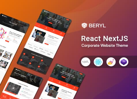 Beryl - Agency/Corporate Nextjs Theme Image 0