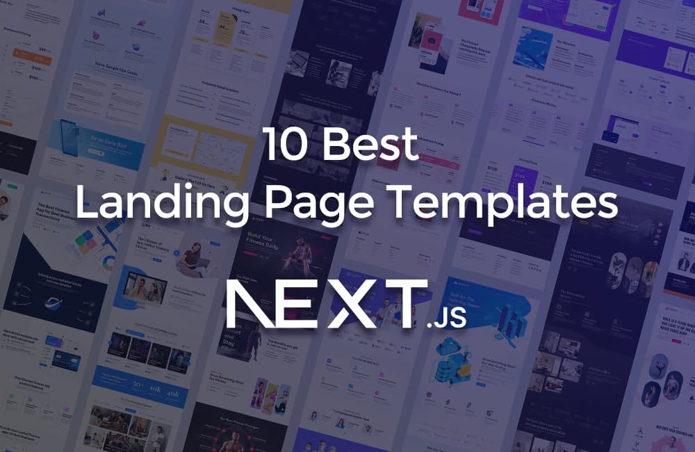 10 Best Next.js Landing Page templates