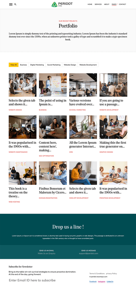 Peridot - Agency/Corporate HTML5 Template Image 7