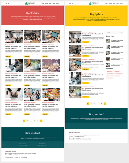 Peridot - Agency/Corporate HTML5 Template Image 9