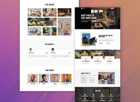Topaz - Real Estate Landing Page 2