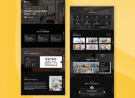 Topaz - Real Estate Landing Page 3